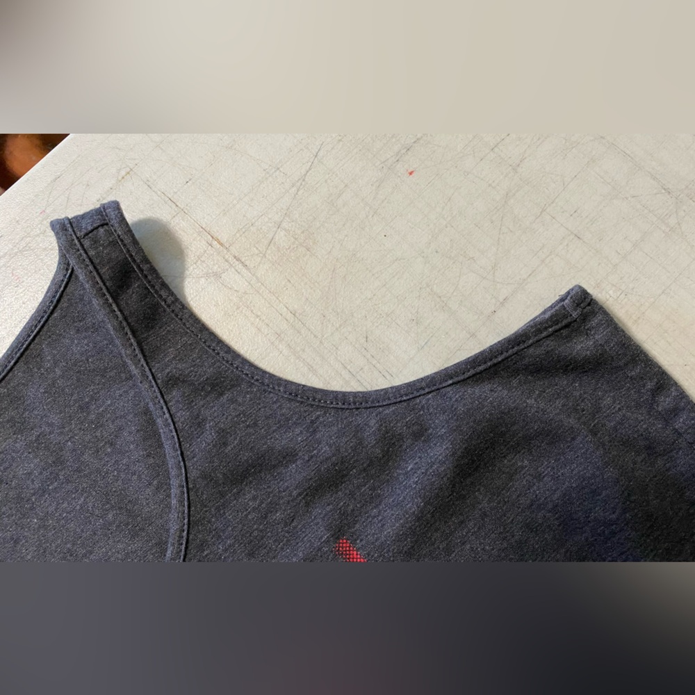 Men’s Patriotic Graphic Tank Top - Gray - Picture 5 of 8